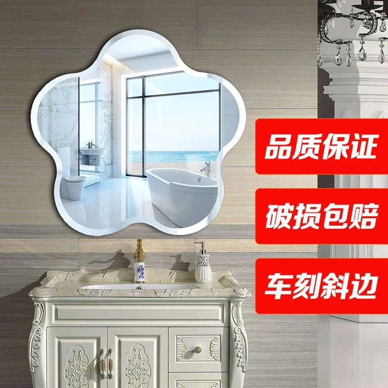 ™ Heart-shaped Acrylic Shatterproof Wall Mirror Decor for Bedroom, Living Room