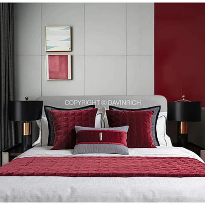 DecorBites™ Luxe Linen Blend Cushion Covers 50x50cm Square Pillow Case Set