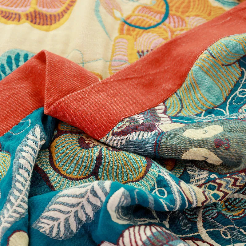 DecorBites™ Cotton Boho Manta Sofa Bed Throw Blanket