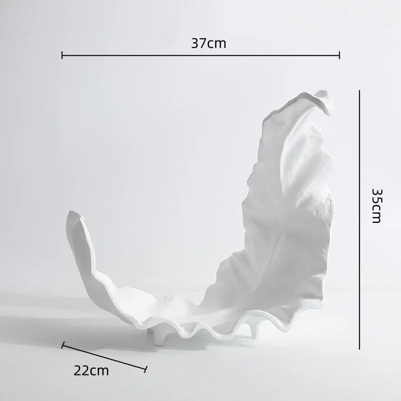™ Leaf Tray Resin Bowl: Handcrafted Desktop Storage & Home Decor