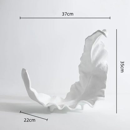 ™ Leaf Tray Resin Bowl: Handcrafted Desktop Storage & Home Decor