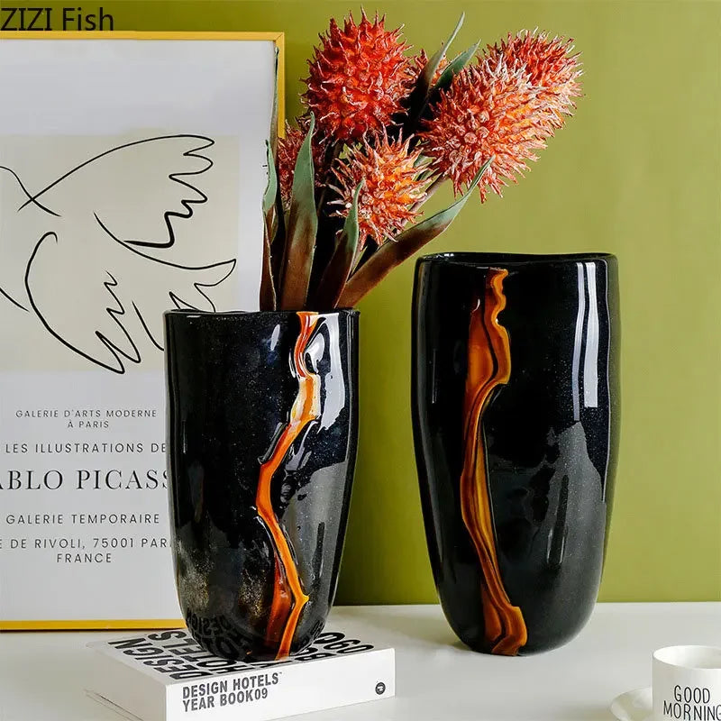 DecorBites™ Glass Vase Hydroponics Desk Decoration Modern Home Decor