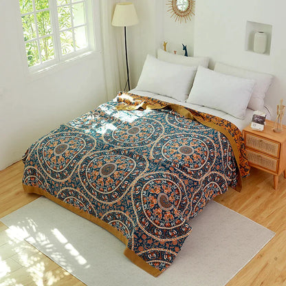 DecorBites™ Cotton Boho Manta Sofa Bed Throw Blanket