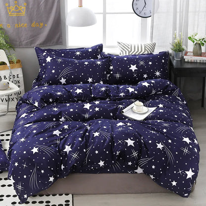DecorBites™ Cartoon Printed Bedding Sets - Soft Quilt Cover Kit for All Seasons