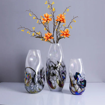 ™ Gradient Glass Vase for Home Decor and Floral Arrangements
