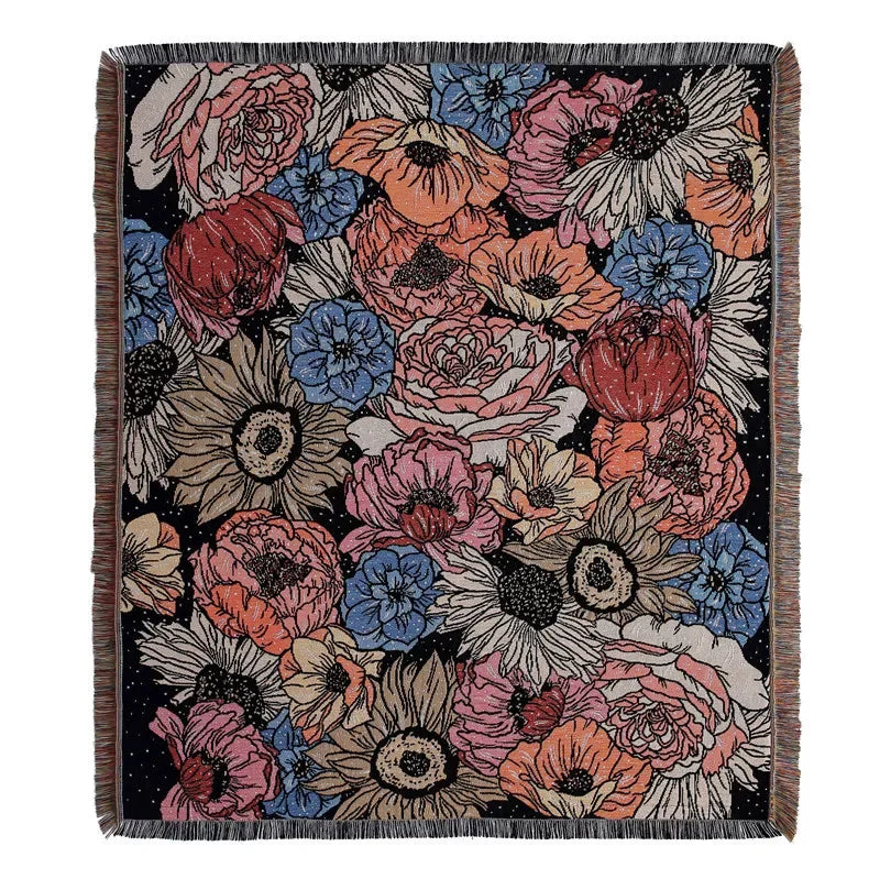 DecorBites™ Bohemian Camping Blanket - Multi-Functional Outdoor Essential