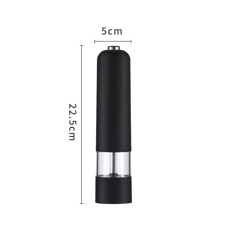 DecorBites™ Automatic Salt Pepper Grinder | Electric Spice Mill for Seasoning Adjustable Coarseness
