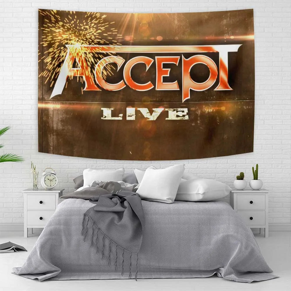 DecorBites™ Band Tapestry Flag Rock Pop Album Cover Art for Interior Decor