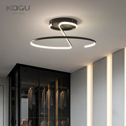 DecorBites™ LED Chandelier Chrome Lamp Fixture for Living Room, Kitchen & Home Decor