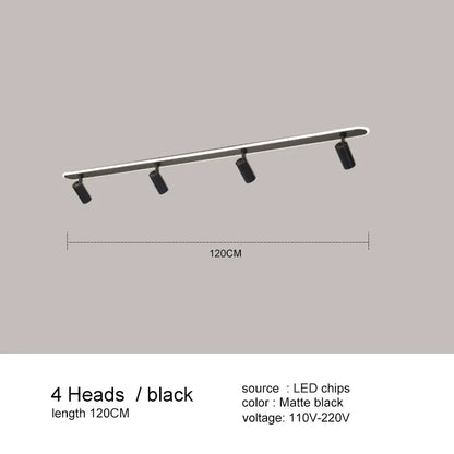 DecorBites™ Black LED Ceiling Spotlights for Living Room Kitchen Bedroom Decor