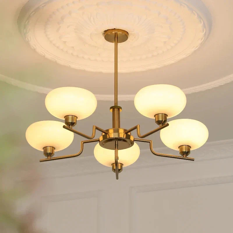 DecorBites™ Bauhaus Glass Pendant Chandelier for Bedroom Living Room Dining Ceiling Lamp
