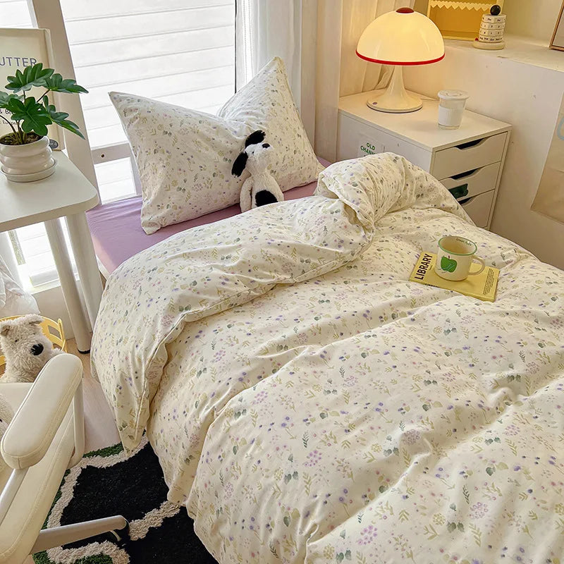 DecorBites™ Cartoon Style Cotton Printed Bedding Sets in Single/Double Size
