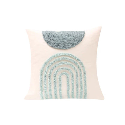 DecorBites™ Geometric Tufted Diamond Pillow Cover 45x45cm/30x50cm Square for Living Room