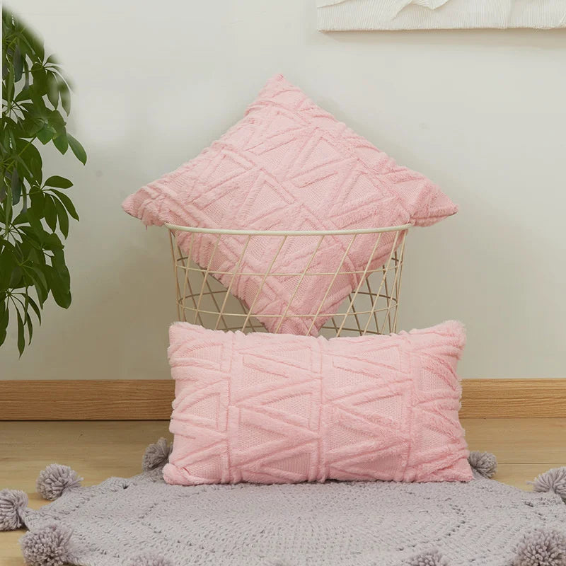 DecorBites™ Diamond Embroidery Cushion Cover for Modern Home Decor