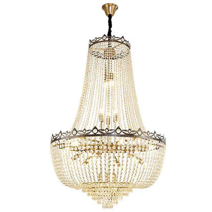 DecorBites™ Crystal LED Chandelier for Living & Dining Room Luxury