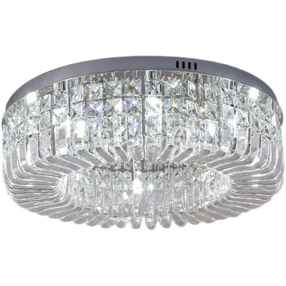DecorBites™ Crystal Ceiling Chandelier: Luxury LED Pendant Light for Elegant Interiors