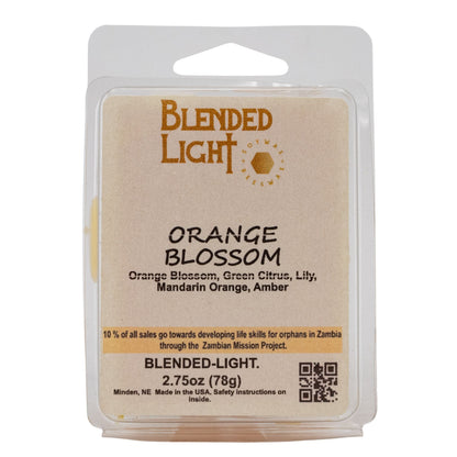 Orange Blossom Scented Wax Melts | 2.75 oz | Blended Light