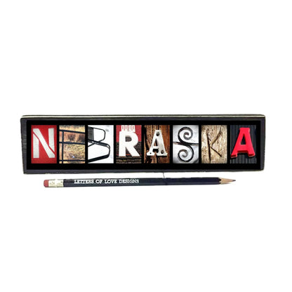 Customizable Word Block | 6.25" x 1.5" | Letters of Love Designs