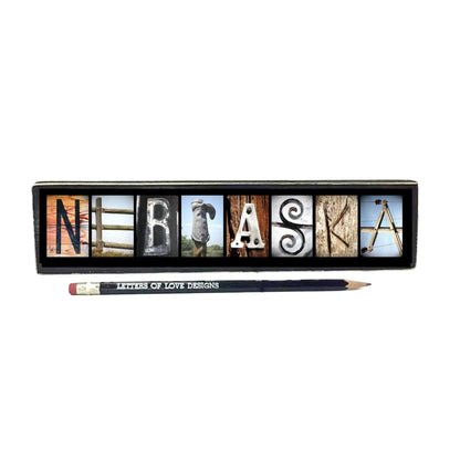 Customizable Word Block | 10.5" x 2.75" | Letters of Love Designs