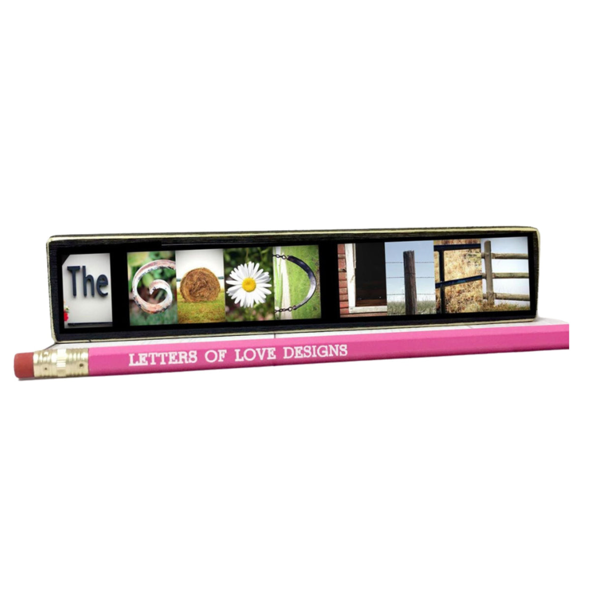 The Good Life Word Block | Multiple Sizes | Letters of Love Designs