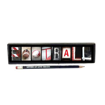 Customizable Word Block | 10.5" x 2.75" | Letters of Love Designs