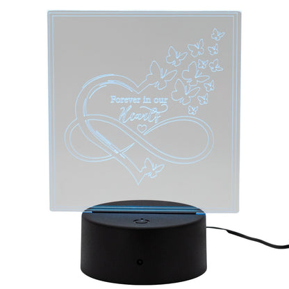 Customizable LED Lighted Memorial Plaque | Create Your Own | Glowing Creation