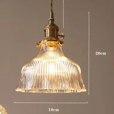 DecorBites™ Blue Glass Pendant Lights for Bedroom Dinning Living Room