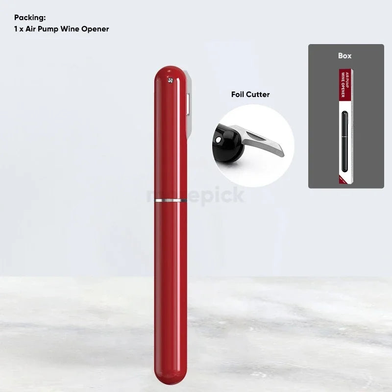 DecorBites™ Air Pump Corkscrew Pin Cork Remover & Bottle Opener Kit