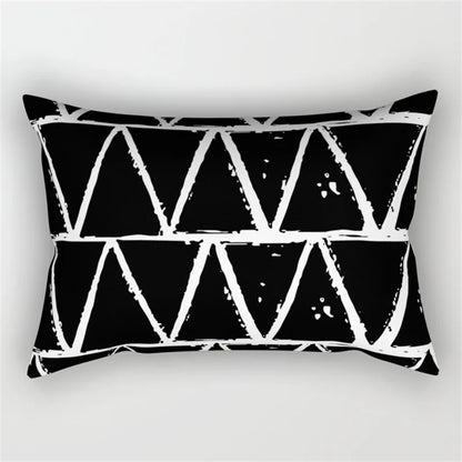 DecorBites™ Geometric Wave Line Waist Pillowcase Set