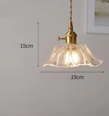 DecorBites™ Blue Glass Pendant Lights for Bedroom Dinning Living Room