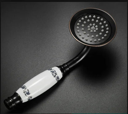 DecorBites™ Antique Bathroom Handheld Shower Head | High Pressure Rainfall Nozzle Save Water