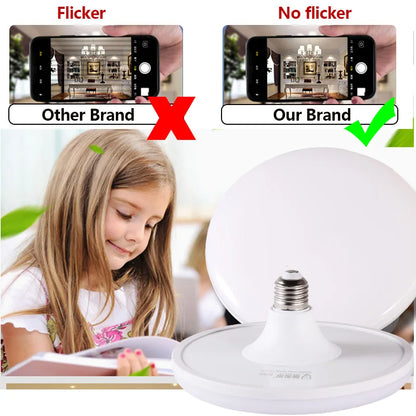 DecorBites™ LED Indoor UFO Round Ceiling Lamp Super Bright Living Room Lighting Bulbs
