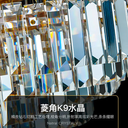 DecorBites™ Crystal Chandelier LED Lighting for Luxury Living Room, Bedroom, Dining Room