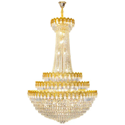 DecorBites™ Crystal Chandelier: Luxury European Living Room Main Light 2024 Elegant Design