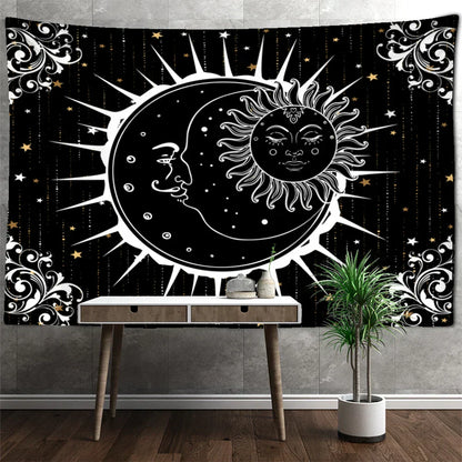 DecorBites™ Celestial Mandala Hippie Tapestry Wall Hanging Dorm Decor