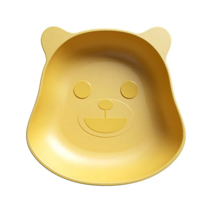 DecorBites™ Bear Shape Fruit Plate Kitchen Tableware Desktop Trash Tray Cute Cartoon Snack Dish