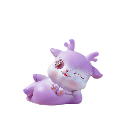 DecorBites™ Cartoon Sika Deer Resin Ornament for Home Decor or Baking