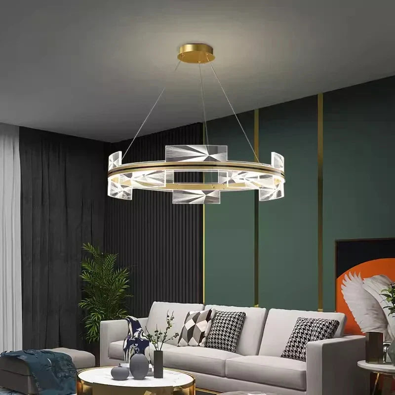 ™ Gold Aluminum Plating LED Pendant Lights for Home Decor