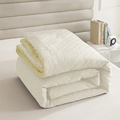 DecorBites™ Comforter and Pillowcase Quilt Set: Soft, Breathable, and Durable for Queen Bed