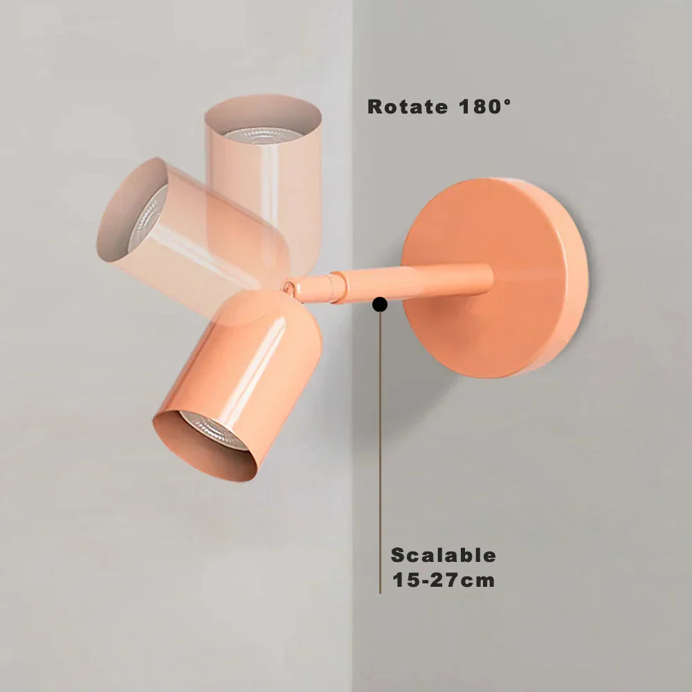 DecorBites™ Adjustable GU10 LED Wall Sconce Modern Wall Light for Living Room & Bedroom