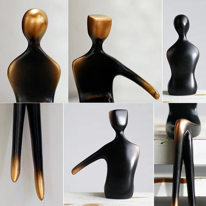 DecorBites™ Abstract Art Lover Resin Statue Decoration Valentine's Anniversary Gift
