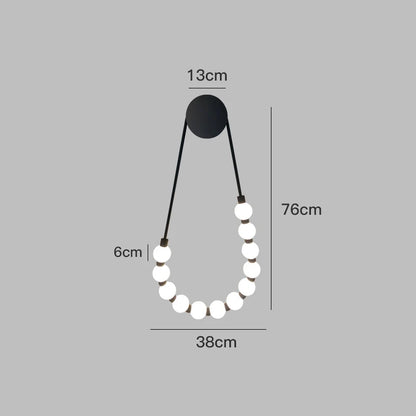 DecorBites™ Cream Italian Style Asymmetric Magic Bean Wall Lamp