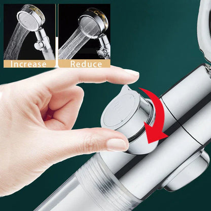 ™ High Pressure Shower Head with 360° Rotation & Water Saving Nozzle