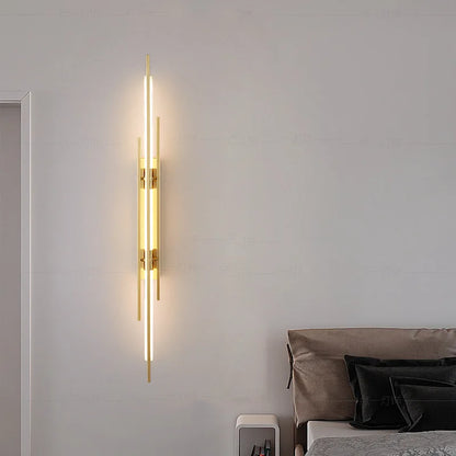 DecorBites™ Acrylic Copper Wall Sconce 80/100cm Minimalist Living Room Lights