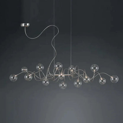 DecorBites™ LED Glass Pendant Chandelier for Living Room Dining Bedroom Cafe