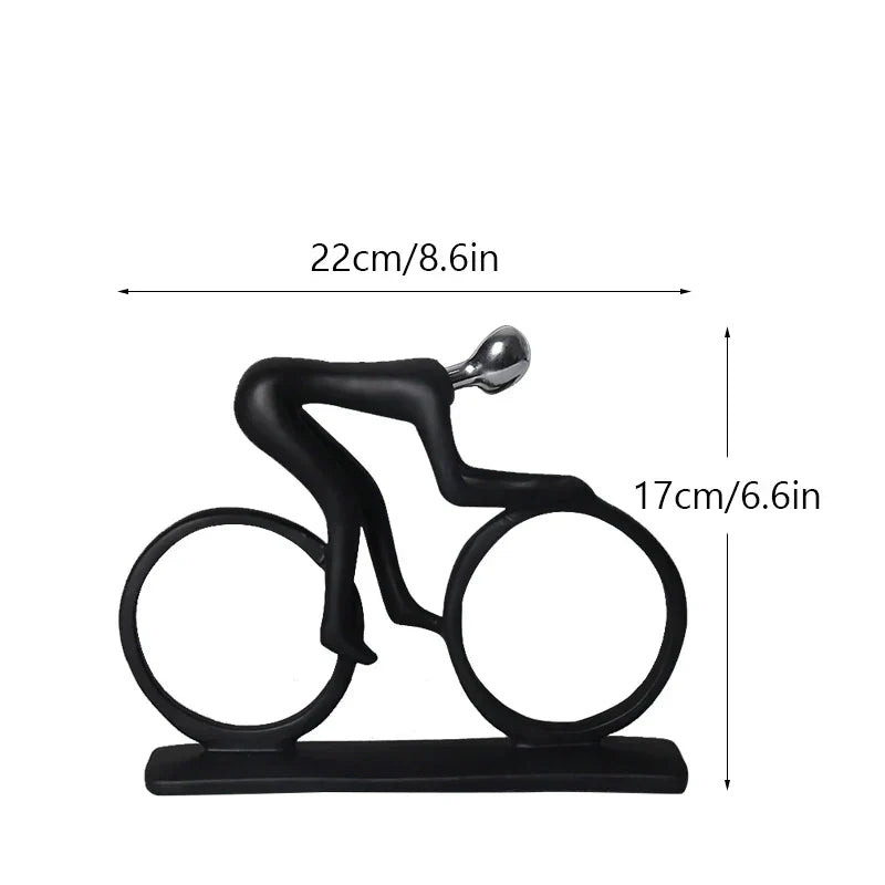 DecorBites™ Abstract Athlete Statue Sculpture for Home Office Decor