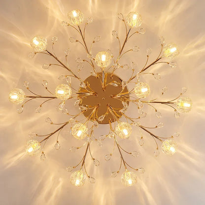 DecorBites™ Crystal Ceiling Light for Modern Light Luxury Living Spaces by Samsarah Lighting