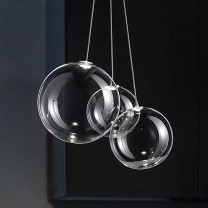 DecorBites™ Bubble Glass Chandeliers Pendant Lights for Kitchen Island and Dining Room