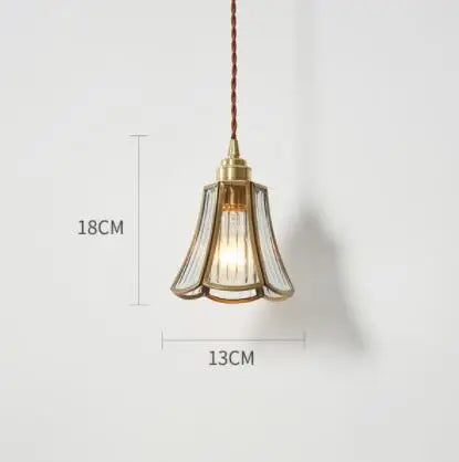 DecorBites™ Blue Glass Pendant Lights - Bedroom Dinning Living Room Fixtures
