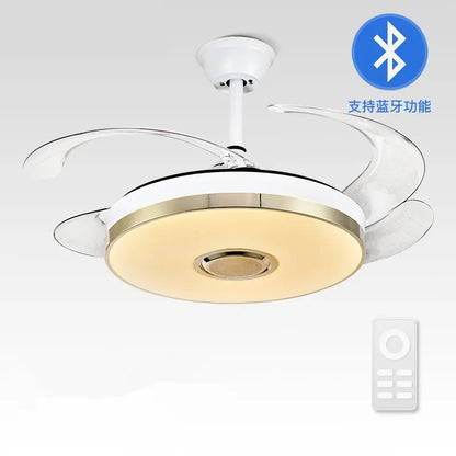 DecorBites™ Luminous Light Ceiling Fan with Bluetooth Speaker Remote Control